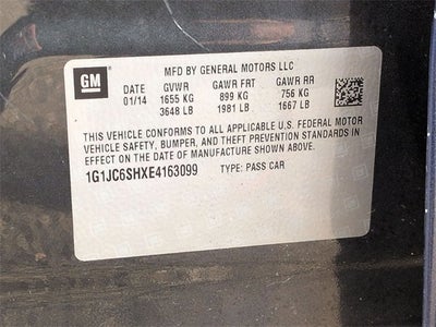 2014 Chevrolet Sonic LT Auto