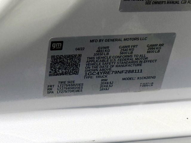 2022 Chevrolet Silverado 2500HD 4WD Crew Cab Standard Bed High Country
