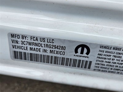 2024 RAM Ram 5500 Chassis Cab RAM 5500 TRADESMAN CHASSIS REGULAR CAB 4X4 120' CA