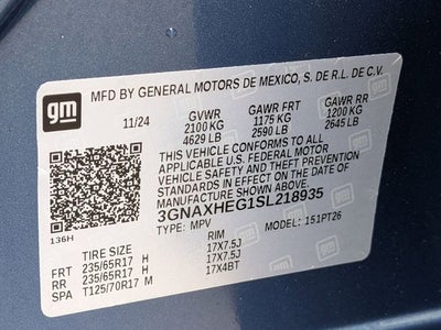 2025 Chevrolet Equinox FWD LT