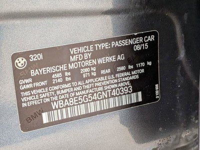 2016 BMW 320i xDrive