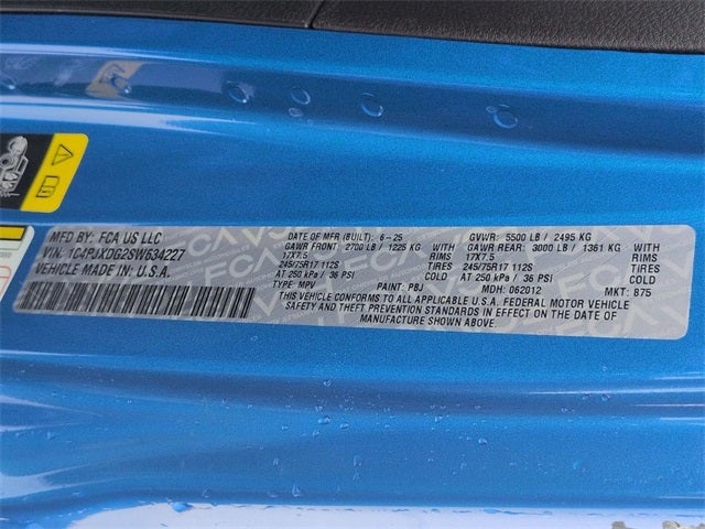 2025 Jeep Wrangler WRANGLER 4-DOOR SPORT S