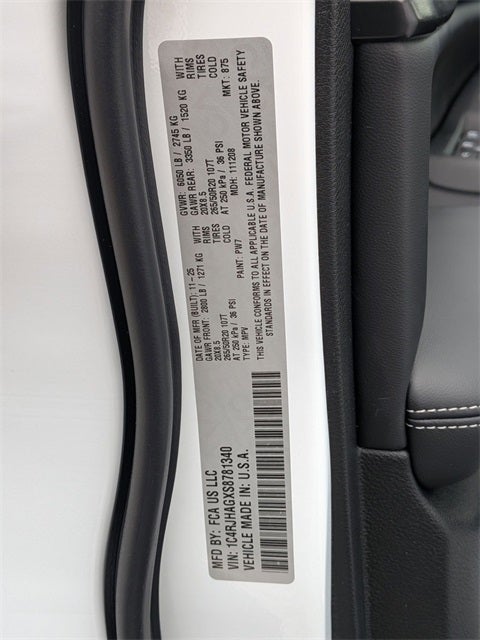 2025 Jeep Grand Cherokee GRAND CHEROKEE ALTITUDE X 4X4