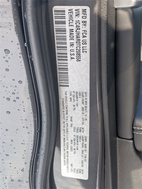 2026 Jeep Grand Cherokee GRAND CHEROKEE ALTITUDE 4X4