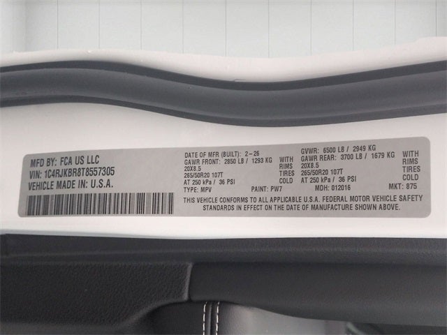 2026 Jeep Grand Cherokee GRAND CHEROKEE LAREDO ALTITUDE 4X4
