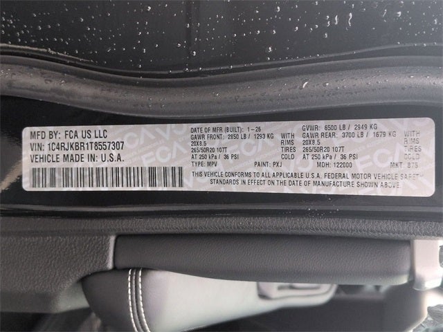 2026 Jeep Grand Cherokee L GRAND CHEROKEE L LIMITED 4X4