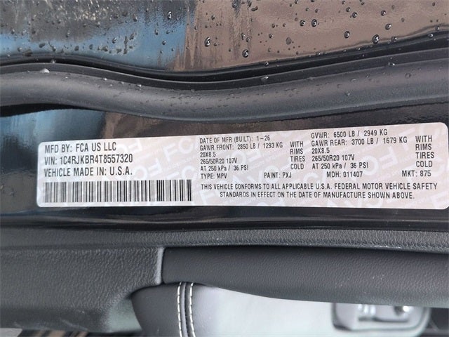 2026 Jeep Grand Cherokee L GRAND CHEROKEE L LIMITED 4X4