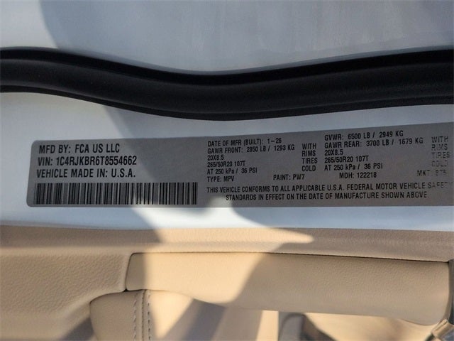 2026 Jeep Grand Cherokee L Limited