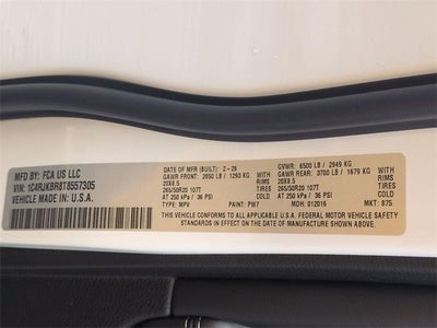 2026 Jeep Grand Cherokee L GRAND CHEROKEE L LIMITED 4X4