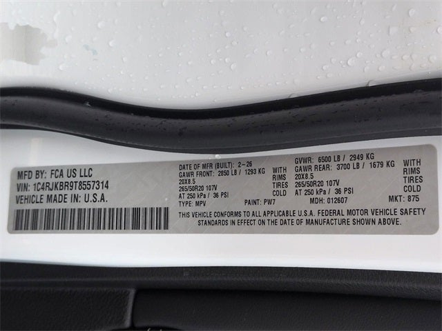 2026 Jeep Grand Cherokee L GRAND CHEROKEE L LIMITED 4X4