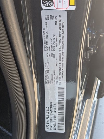 2025 RAM Ram 1500 RAM 1500 BIG HORN CREW CAB 4X4 5'7' BOX