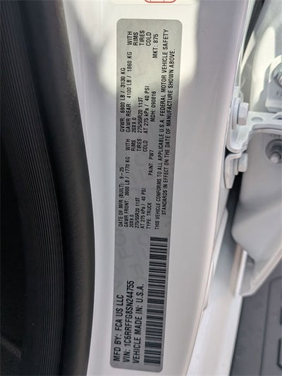 2025 RAM Ram 1500 RAM 1500 BIG HORN CREW CAB 4X4 5'7' BOX