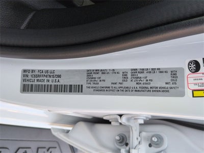 2026 RAM Ram 1500 RAM 1500 BIG HORN CREW CAB 4X4 5'7' BOX