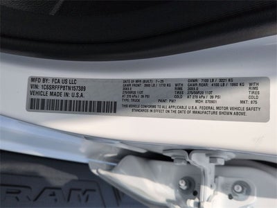 2026 RAM Ram 1500 RAM 1500 BIG HORN CREW CAB 4X4 5'7' BOX