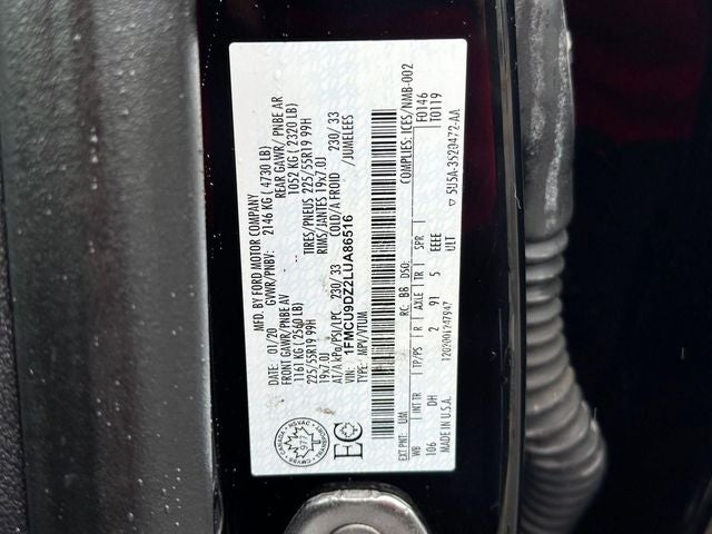 2020 Ford Escape Titanium Hybrid