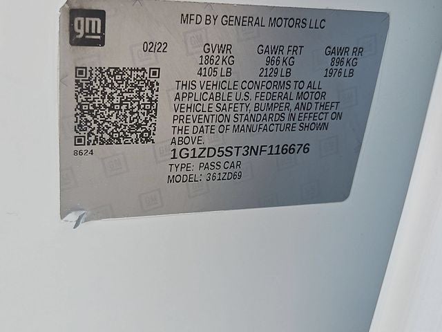2022 Chevrolet Malibu FWD LT