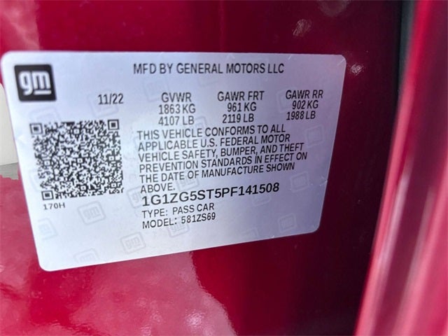 2023 Chevrolet Malibu FWD RS