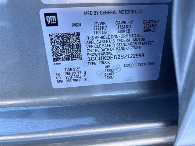 2025 Chevrolet Silverado 1500 4WD Crew Cab Standard Bed LT