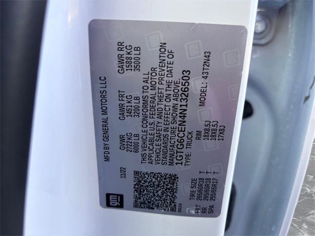 2022 GMC Canyon 4WD Crew Cab Short Box Elevation