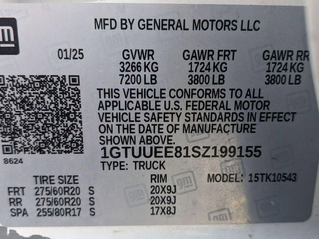 2025 GMC Sierra 1500 4WD Crew Cab Short Box AT4
