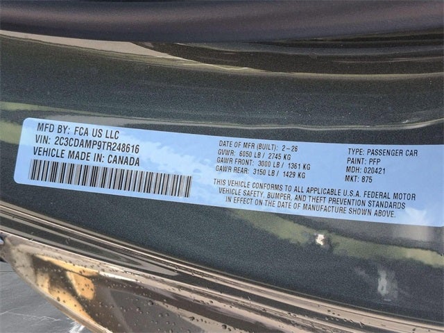 2026 Dodge Charger CHARGER SCAT PACK 2-DOOR AWD