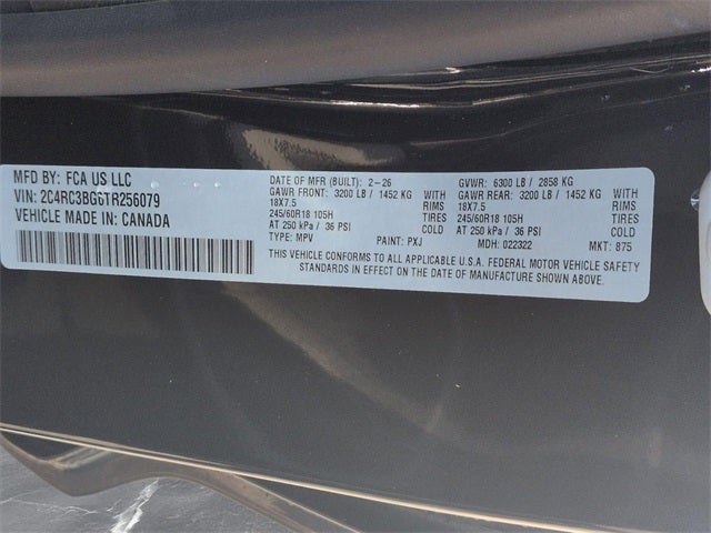 2026 Chrysler Pacifica PACIFICA SELECT AWD