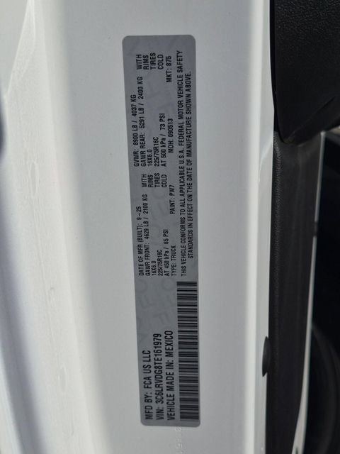 2026 RAM ProMaster 2500 Cargo Van Tradesman High Roof 159' WB w/Pass Seat