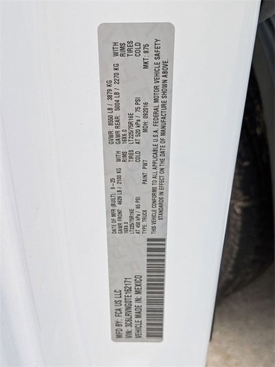 2026 RAM Ram ProMaster RAM PROMASTER 1500 TRADESMAN CARGO VAN LOW ROOF 118' WB