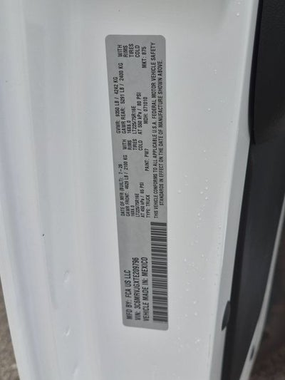 2026 RAM ProMaster 3500 RAM PROMASTER 3500 TRADESMAN CARGO VAN HIGH ROOF 159' WB EXT