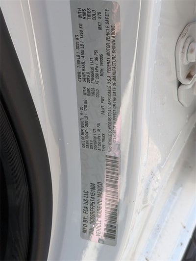 2026 RAM Ram 1500 RAM 1500 BIG HORN CREW CAB 4X4 5'7' BOX