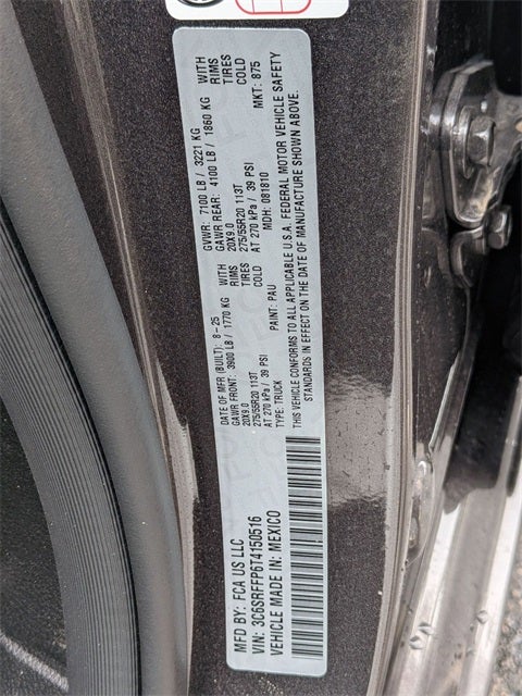 2026 RAM Ram 1500 RAM 1500 BIG HORN CREW CAB 4X4 5'7' BOX