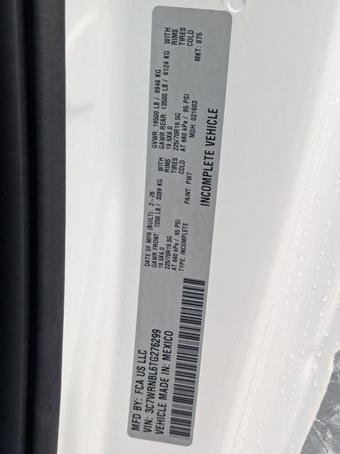 2026 RAM Ram 5500 Chassis Cab RAM 5500 TRADESMAN CHASSIS REGULAR CAB 4X4 84' CA