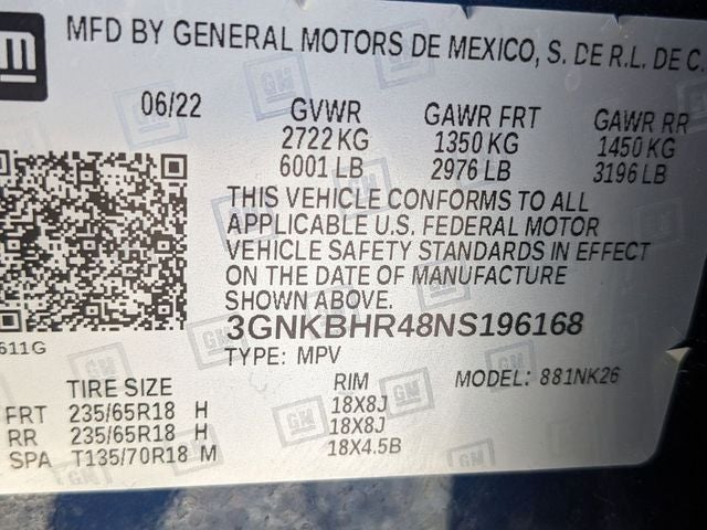 2022 Chevrolet Blazer AWD 2LT
