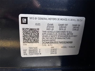 2021 Chevrolet Blazer AWD RS