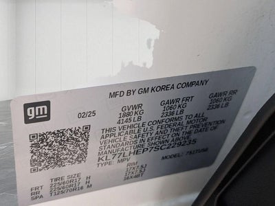 2025 Chevrolet Trax FWD LT