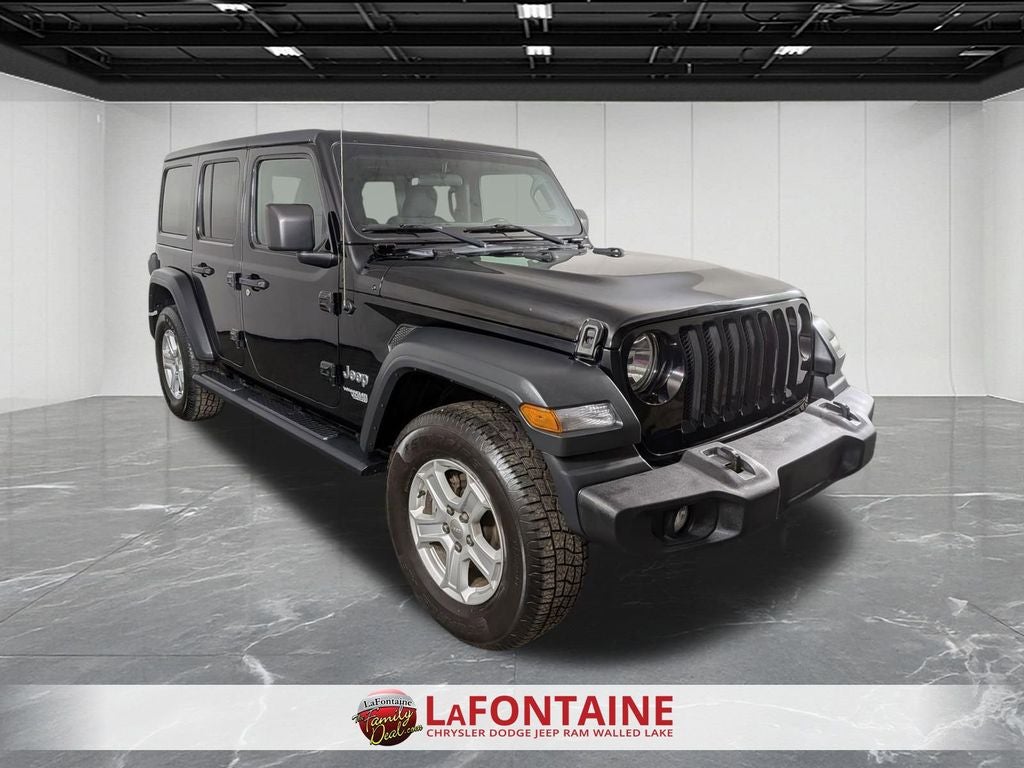 Certified 2018 Jeep All-New Wrangler Unlimited Sport S with VIN 1C4HJXDG5JW103378 for sale in Walled Lake, MI