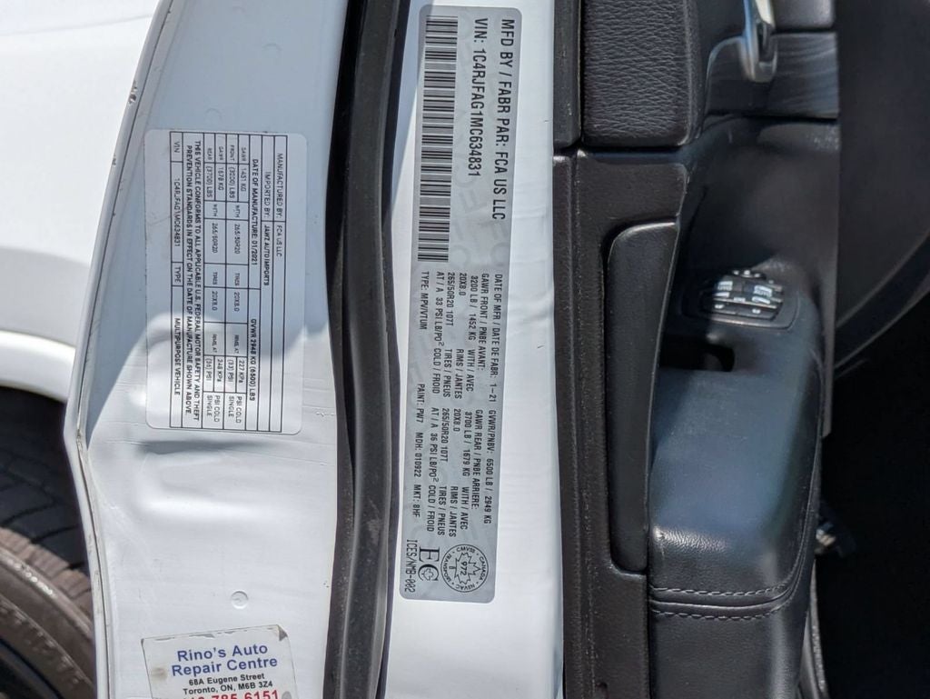 2021 Jeep Grand Cherokee Altitude