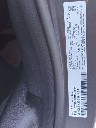 2021 RAM 1500 Big Horn Crew Cab 4x4 5'7' Box