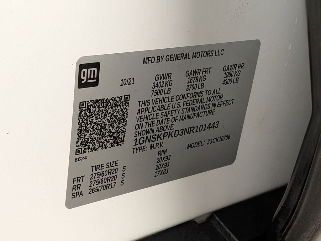 2022 Chevrolet Tahoe 4WD Z71