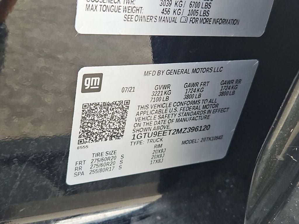 2021 GMC Sierra 1500 4WD Crew Cab Short Box AT4