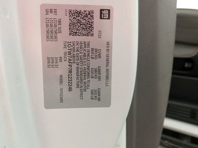 2024 GMC Savana Cargo RWD 2500 Regular Wheelbase Work Van