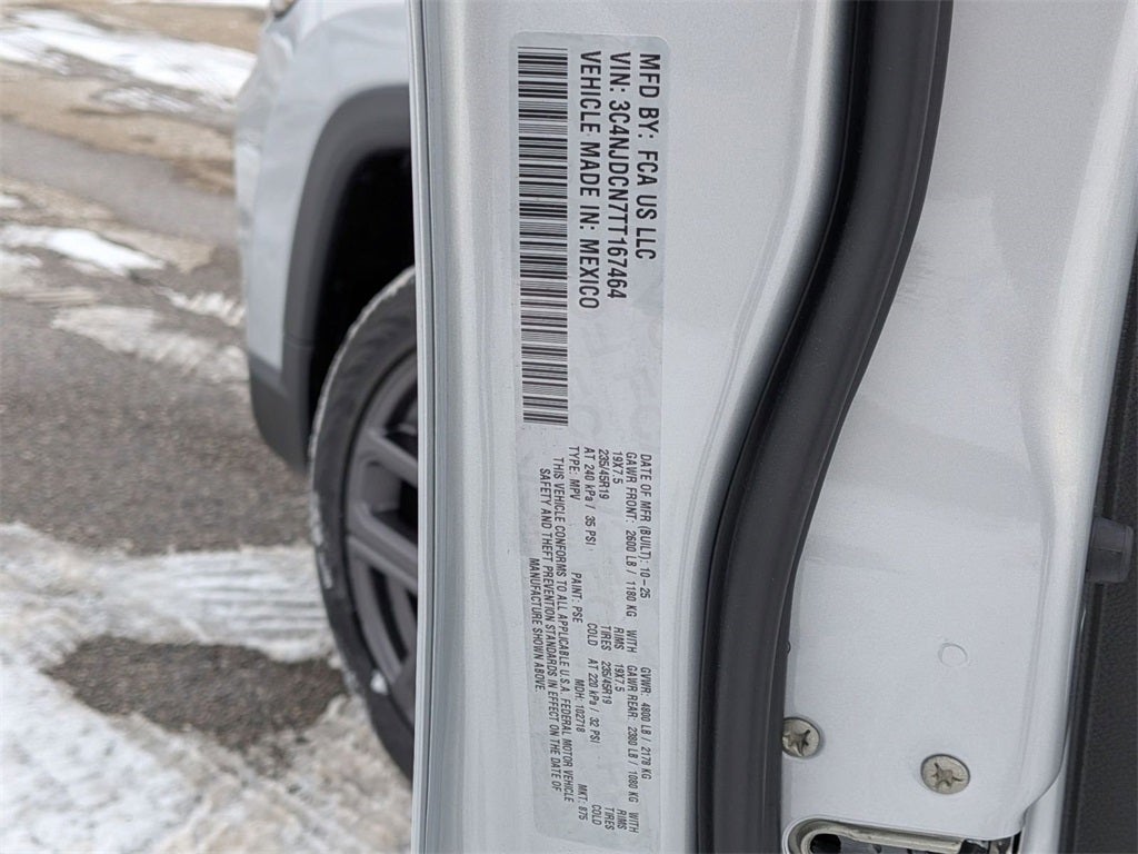 2026 Jeep Compass COMPASS LIMITED ALTITUDE 4X4