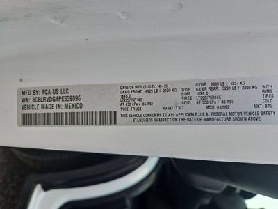 2023 RAM ProMaster 2500 Cargo Van High Roof 159' WB