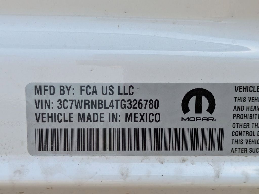 2026 RAM Ram 5500 Chassis Cab RAM 5500 TRADESMAN CHASSIS REGULAR CAB 4X4 84' CA