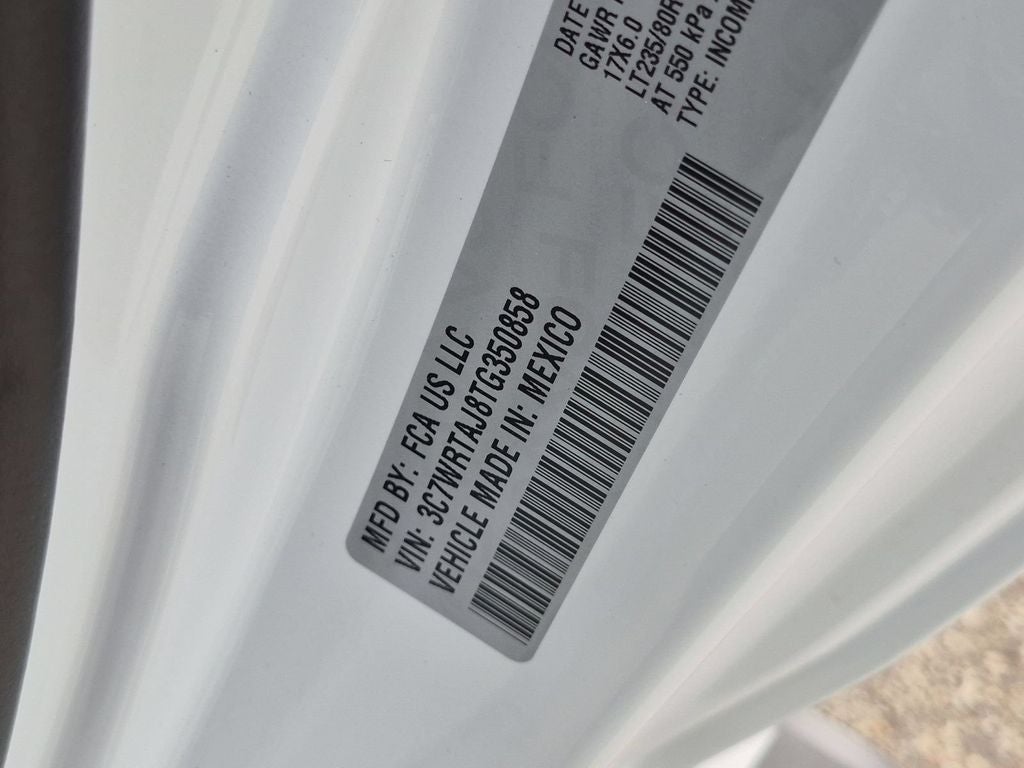 2026 RAM 3500 Chassis RAM 3500 TRADESMAN CHASSIS REGULAR CAB 4X4 60' CA