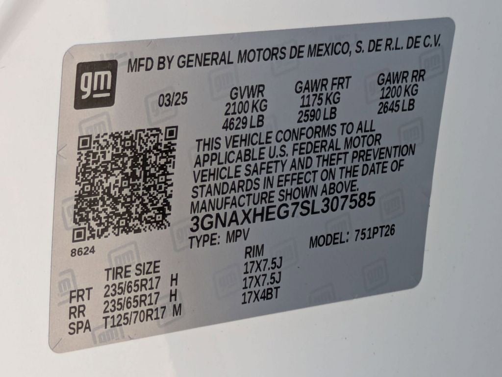 2025 Chevrolet Equinox FWD LT