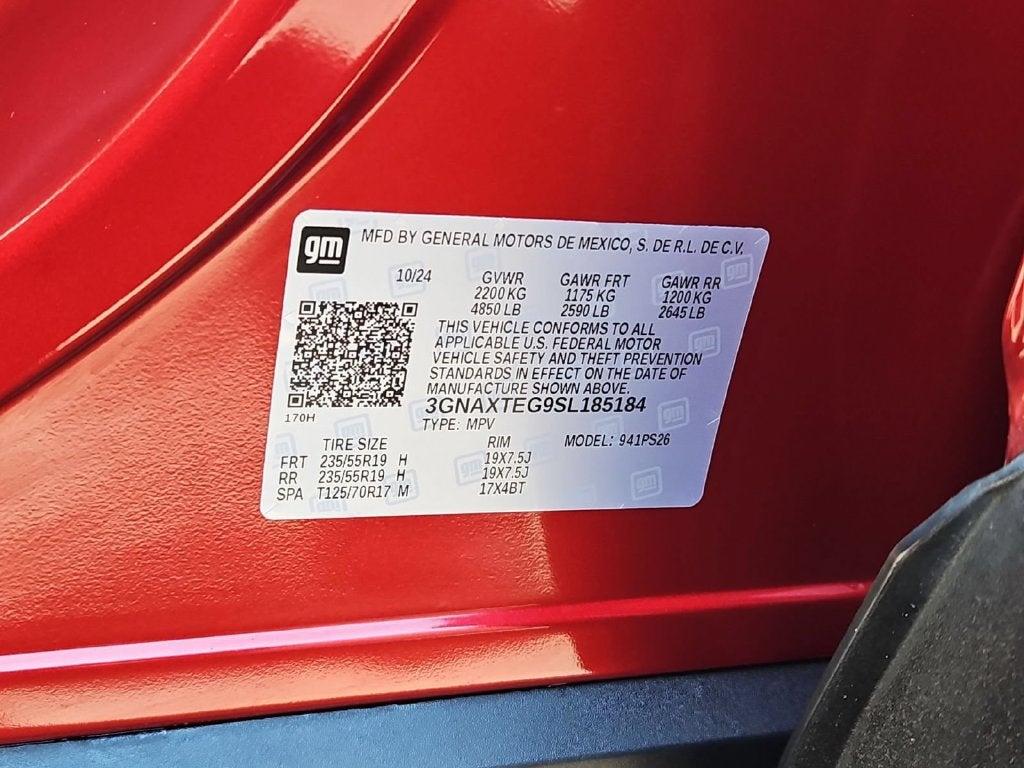 2025 Chevrolet Equinox AWD RS