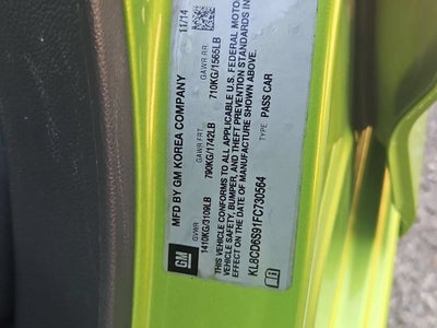 2015 Chevrolet Spark 1LT CVT