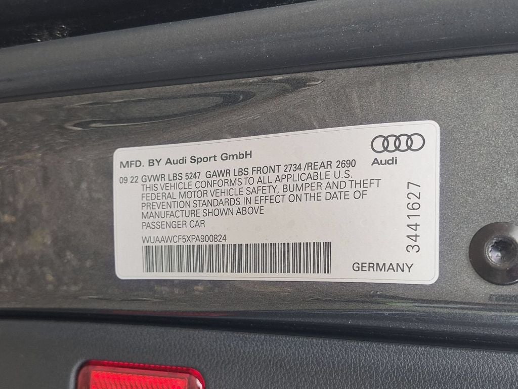 2023 Audi RS 5 Sportback TFSI quattro Tiptronic
