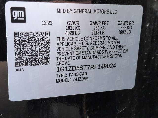 2024 Chevrolet Malibu LT 1LT